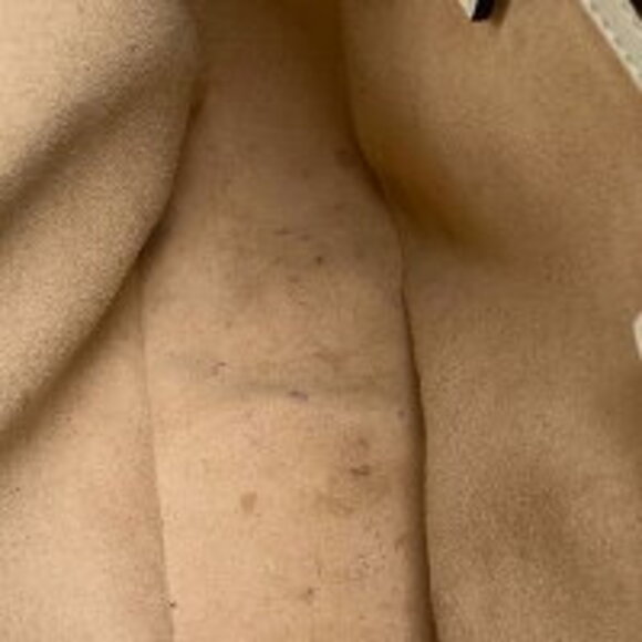 Gucci GG Horsebit Shoulder Bag Canvas Beige White - Picture 9 of 9